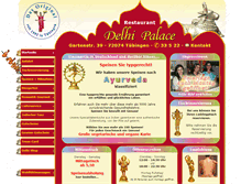 Tablet Screenshot of delhi-palace.com
